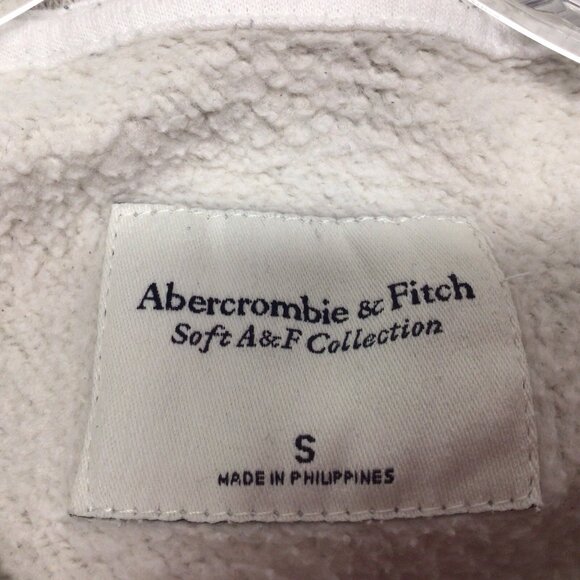 Abercrombie & Fitch Apres Ski A&F Fleece Oversized Gray Sweatshirt Small - Picture 6 of 12